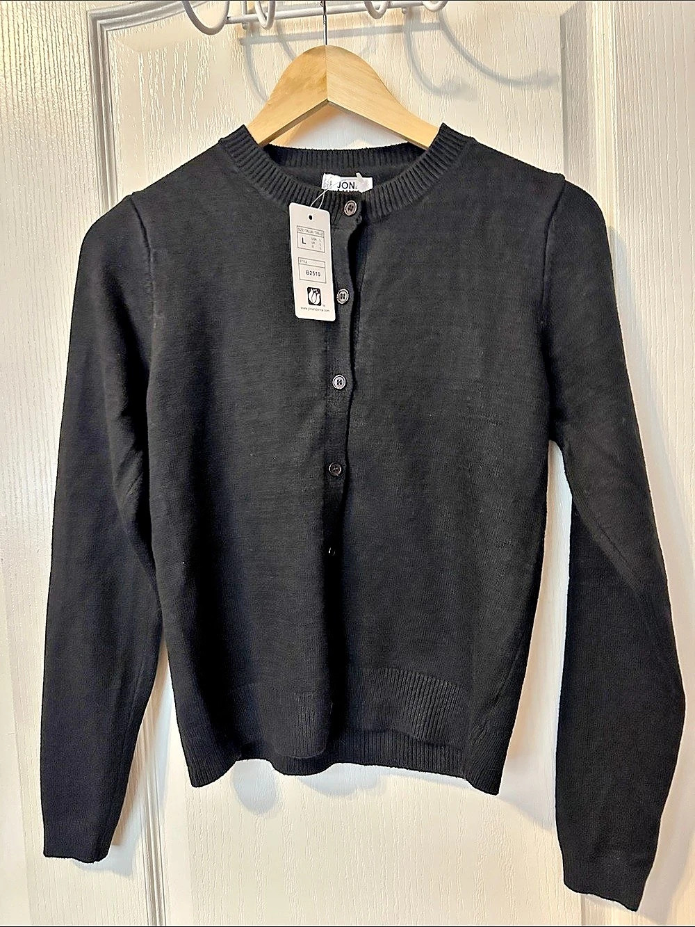 JON & ANNA Black Women’s Cardigan Size Large NWT